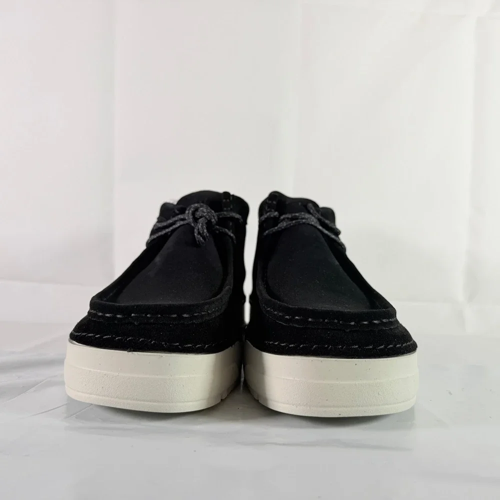 Clarks Origin Wallabee Men's US 12 Black Suede Comfort Moc Toe Sneakers 26157816